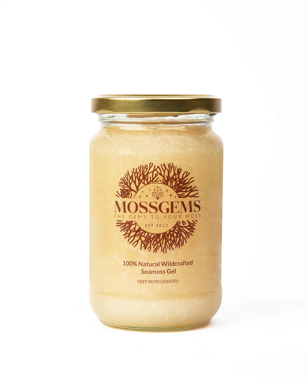 Premium Sea Moss Gel - Plain Gold 380ml
